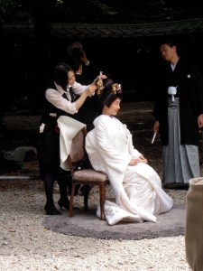 Shinto bride & groom