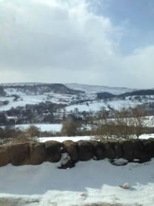 Peak District snow